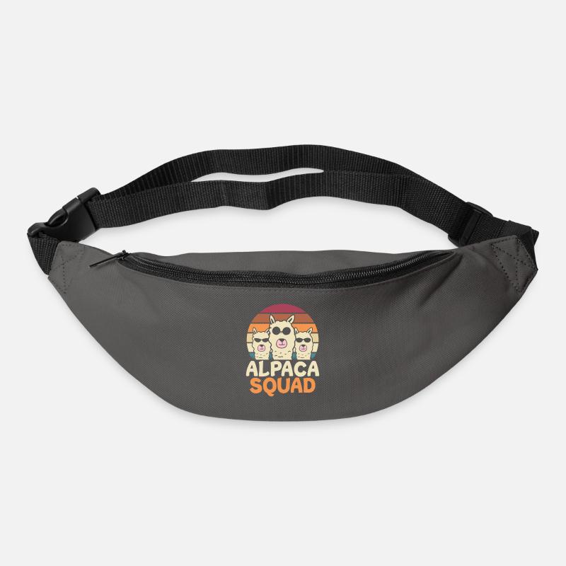 Escouade Alpaga - Sac banane - gris graphite