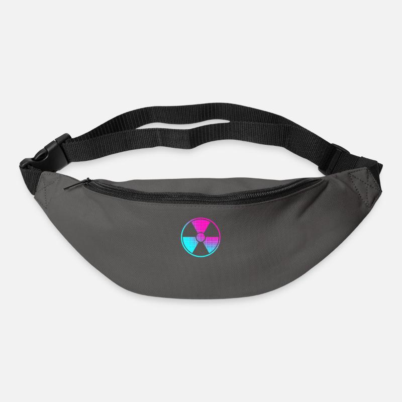 Drôle de conception radioactive - Sac banane - gris graphite