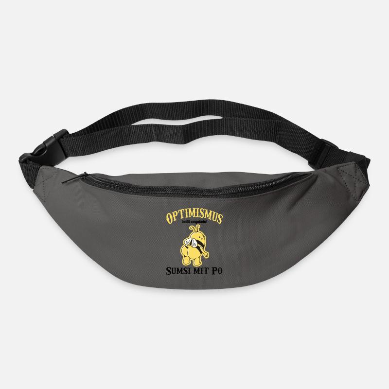 optimismus Bee Biene - Gürteltasche - Graphite