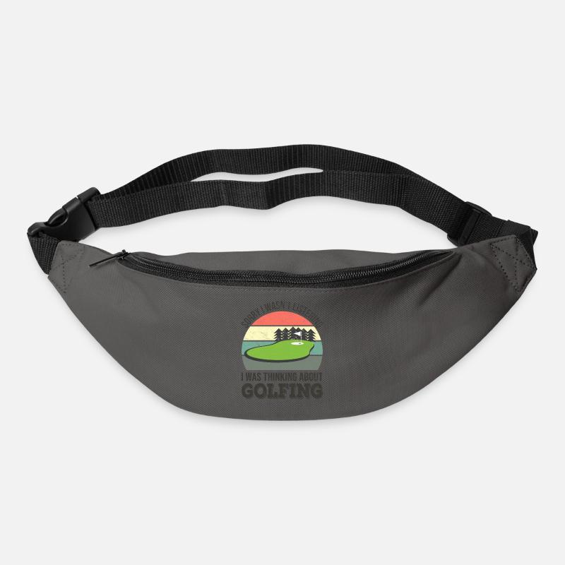 Désolé de ne pas écouter, je pensais Golf - Sac banane - gris graphite