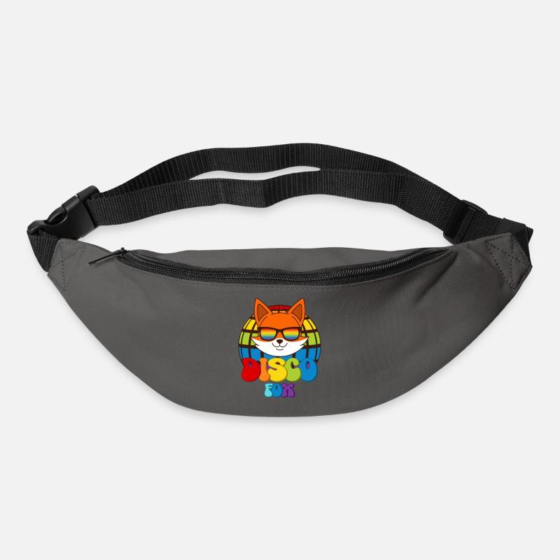Disco Fox Discokugel Fuchs Sonnenbrille Discofox - Gürteltasche - Graphite
