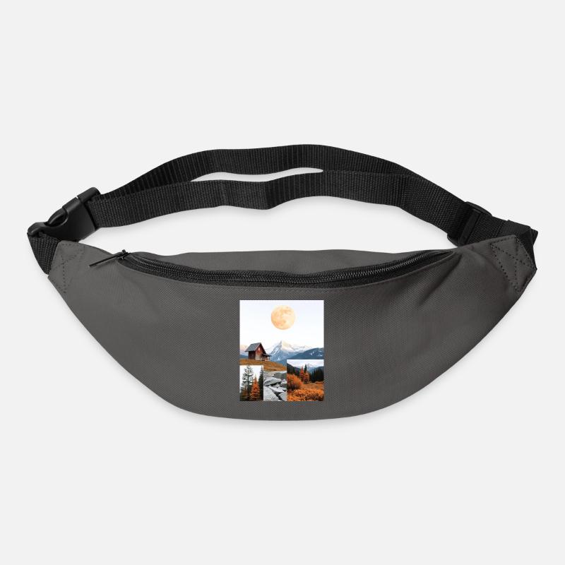 Hutte. - Sac banane - gris graphite
