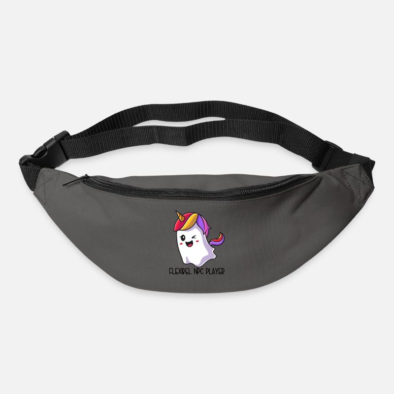 Flexible NPC Player – Bunter Einhorn Geist - Gürteltasche - Graphite