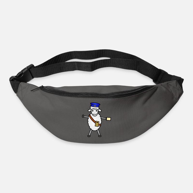 TIB_Schaf ner_bunt - Sac banane - gris graphite