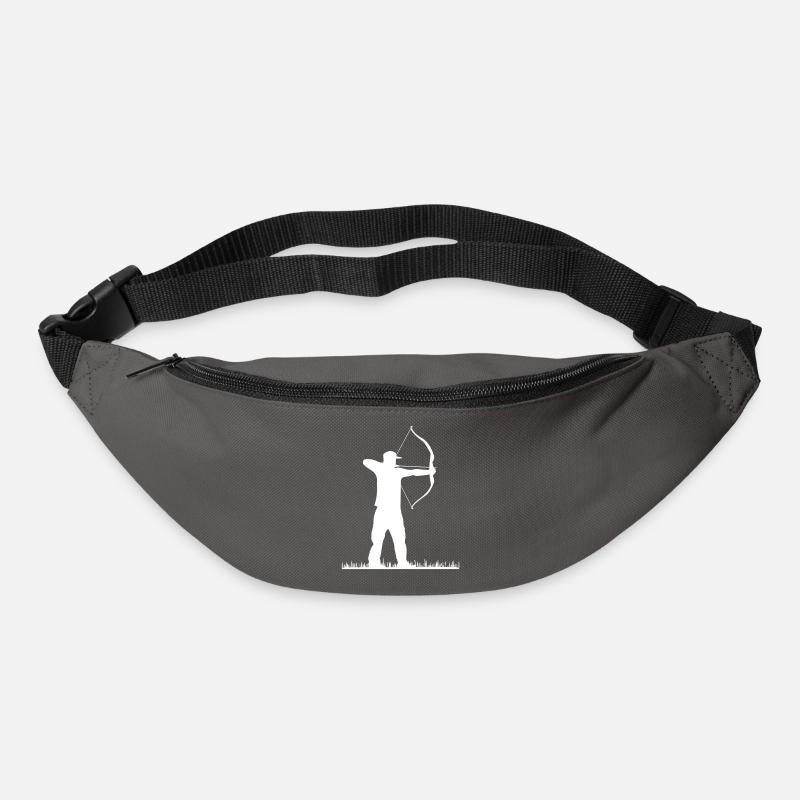 Bogenschütze Pfeil & Bogen Bogenschießen Motiv - Gürteltasche - Graphite