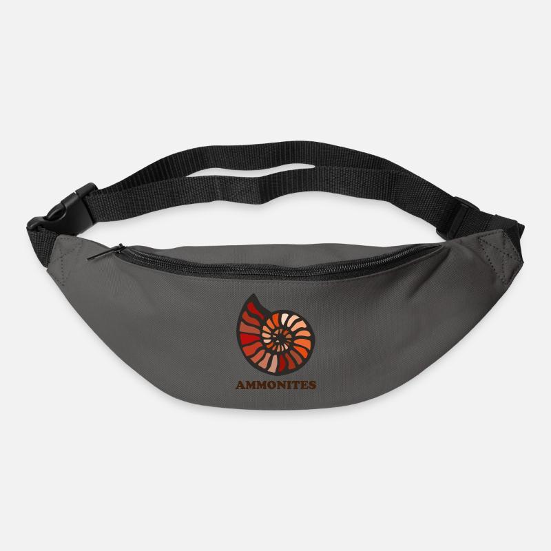 Ammonites - Bum bag - graphite grey