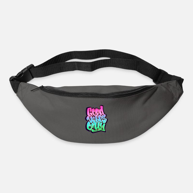 Graffiti Good Vibes Only tagging - Gürteltasche - Graphite