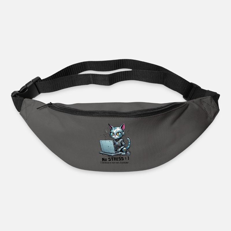 Geekiger Computer-Chat, Computer-Humor - Gürteltasche - Graphite
