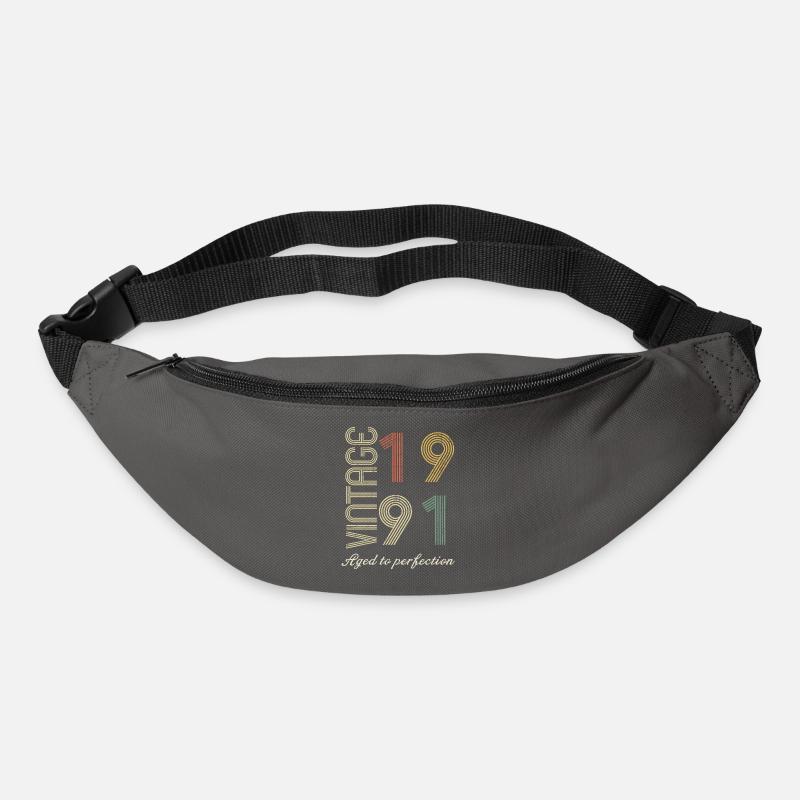 Geschenk zum 33-jährigen Jubiläum - 1991 - Gürteltasche - Graphite