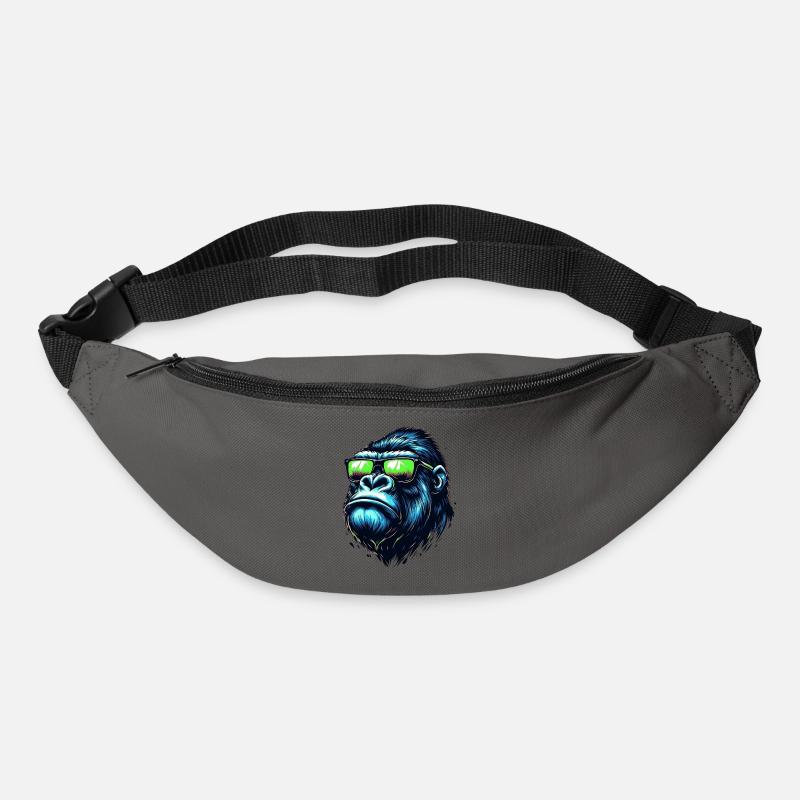 Gorille - Sac banane - gris graphite