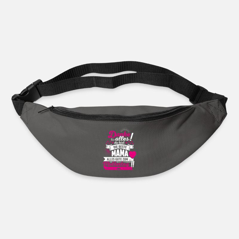 Muttertag! Geschenk Mama! - Gürteltasche - Graphite