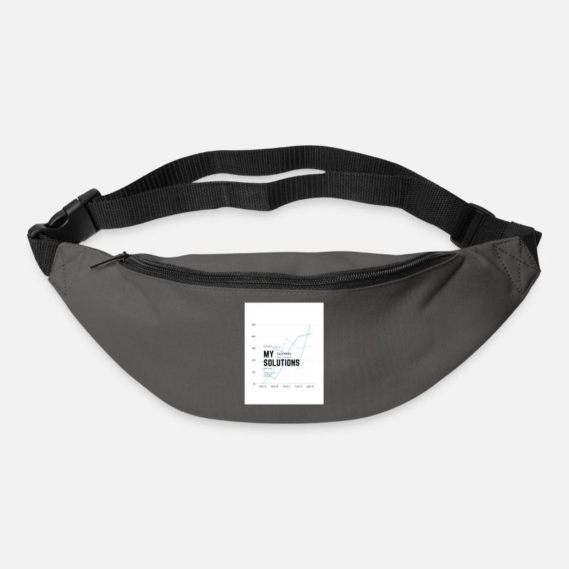 Diagramme Mes solutions - Sac banane - gris graphite