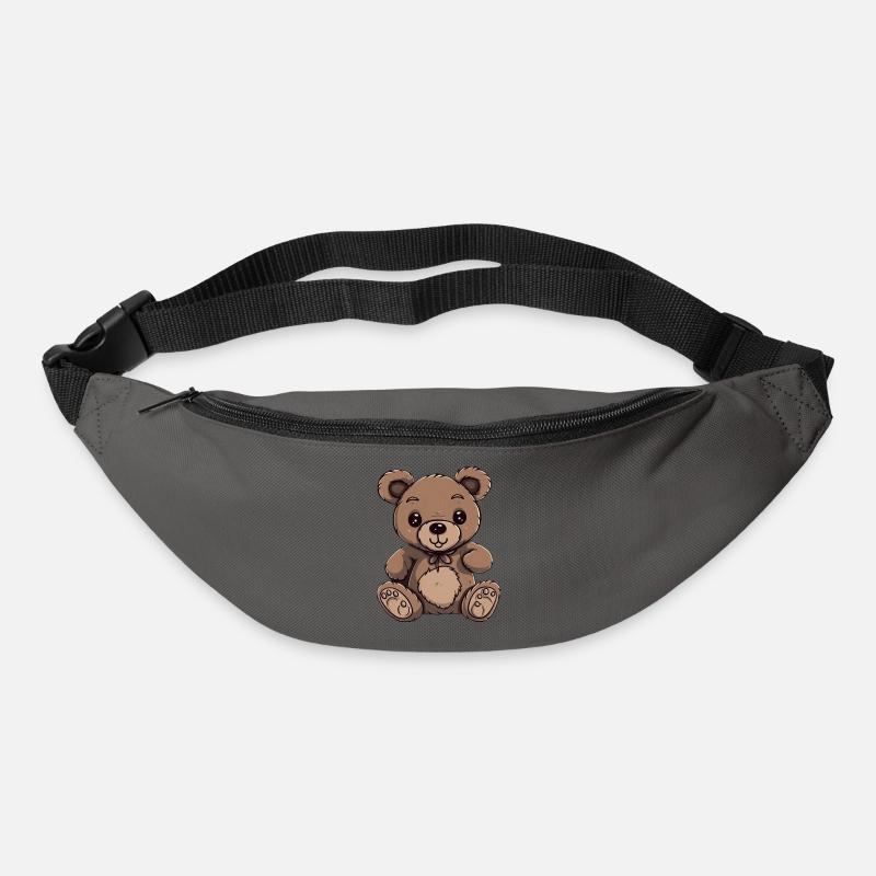 Teddy-Blüten - Gürteltasche - Graphite