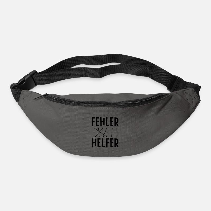 Fehler sind Helfer - Gürteltasche - Graphite