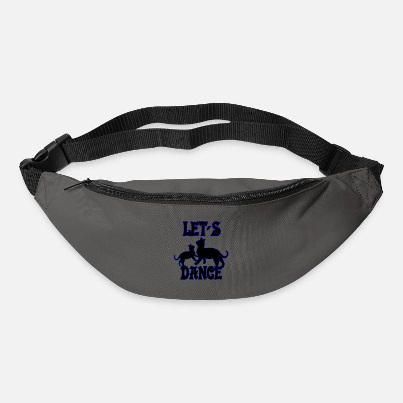 Les chats dansent ensemble - Sac banane - gris graphite