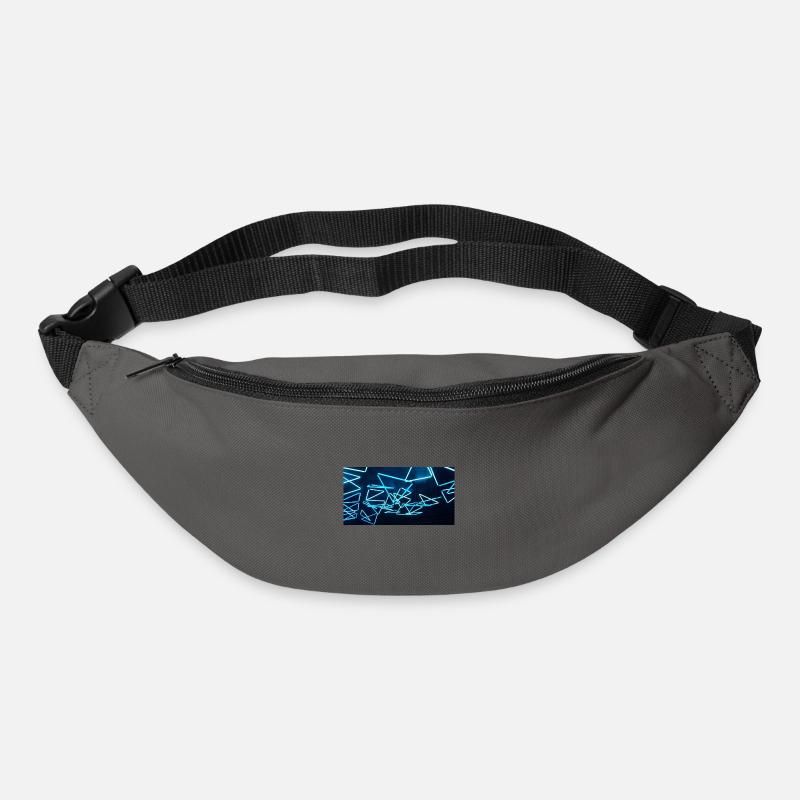 Triangle luminale bleu 2 BST - Sac banane - gris graphite