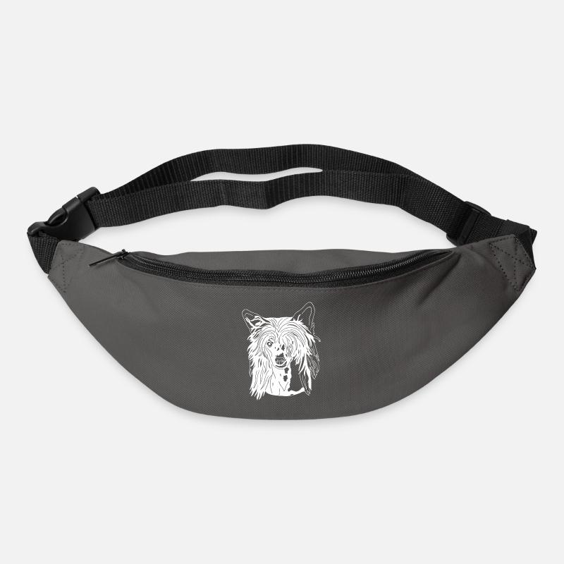 Chinesischer Schopfhund - Gürteltasche - Graphite