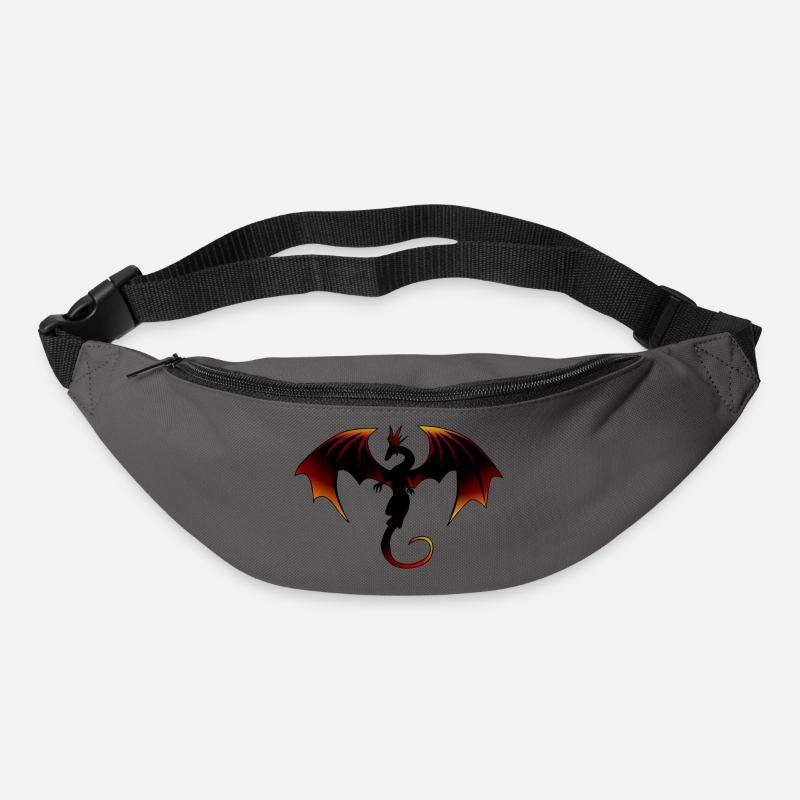 Dragon de Feu, Dragon de Feu - Sac banane - gris graphite
