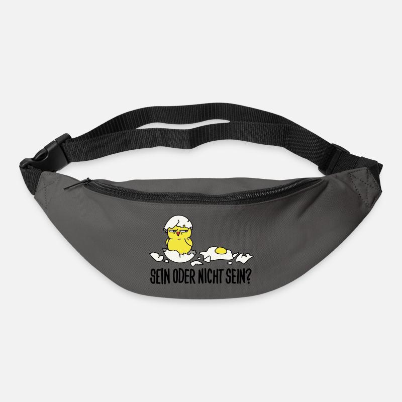 sein oder nicht sein - Gürteltasche - Graphite