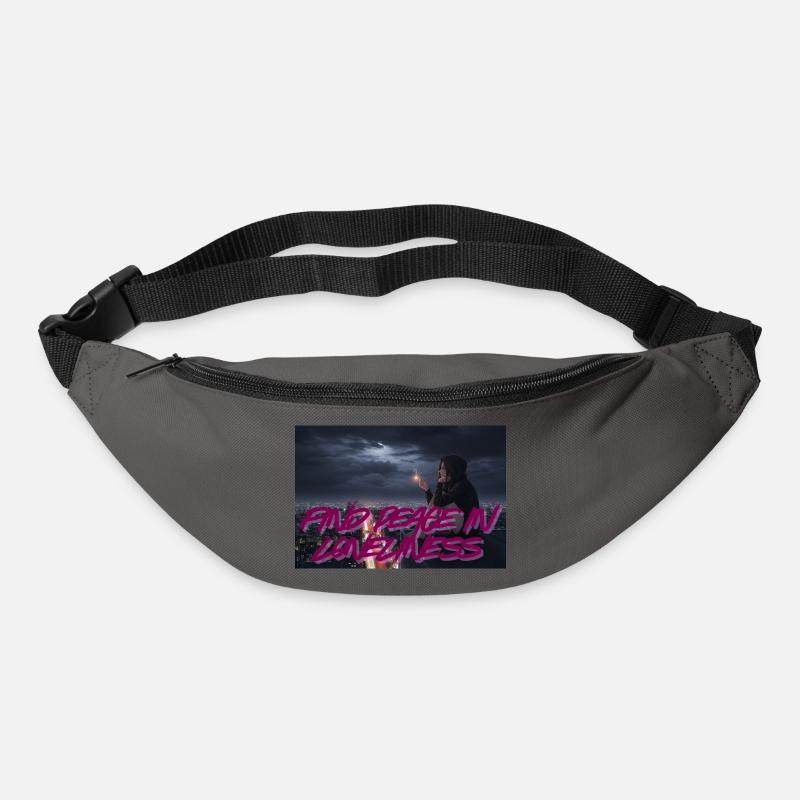 Lonely Peace - Bum bag - graphite grey
