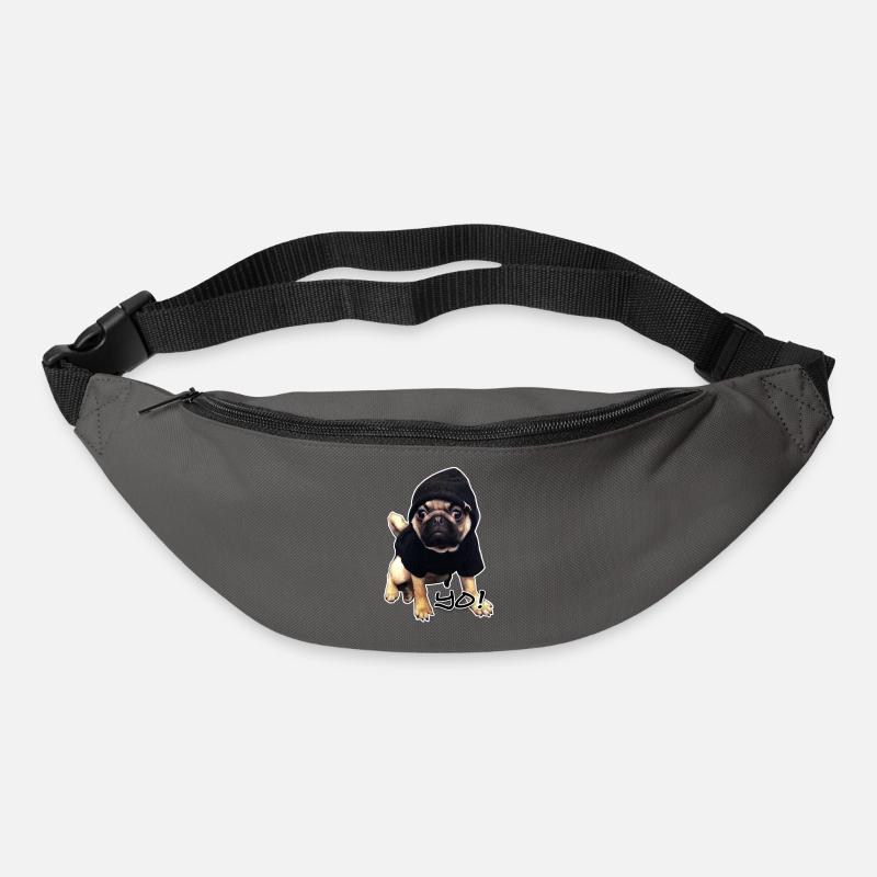 yo_mops_3 - Gürteltasche - Graphite