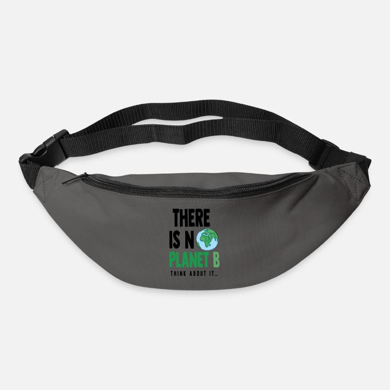 Planet B (black) - Bum bag - graphite grey