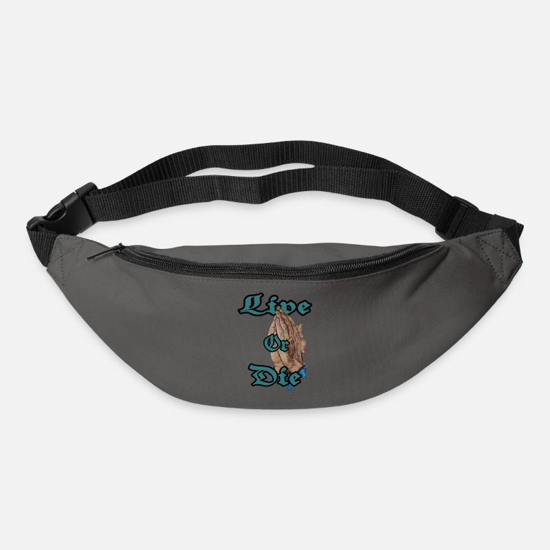 Live or Die - Gürteltasche - Graphite