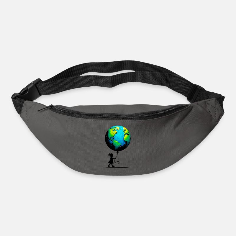 Planet Erde - Gürteltasche - Graphite