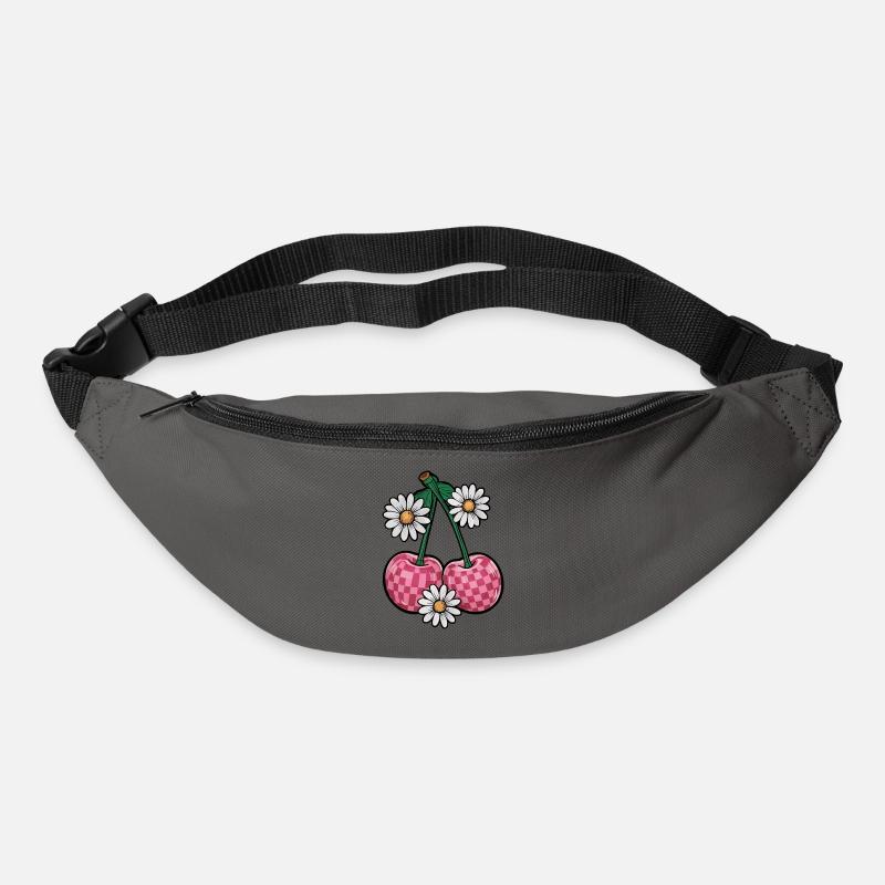 Charming Cherry and Daisy - Bum bag - graphite grey