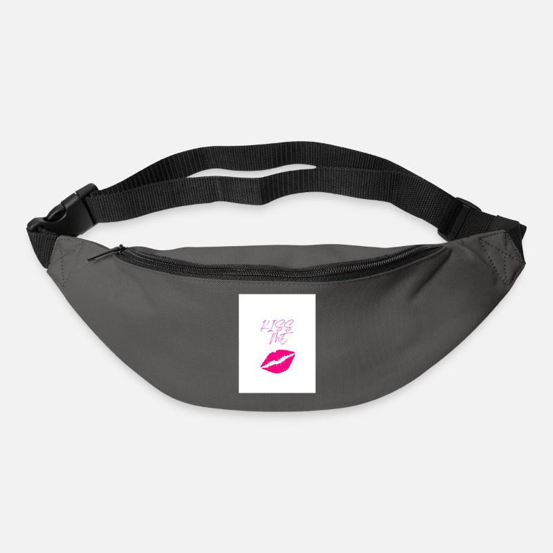 Kiss M e - Sac banane - gris graphite