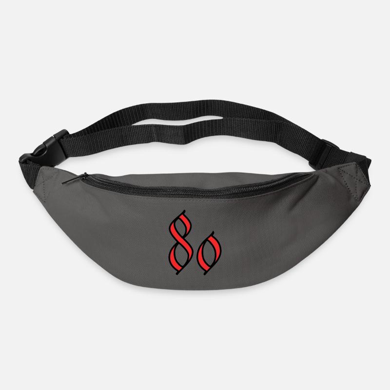 80 - Sac banane - gris graphite