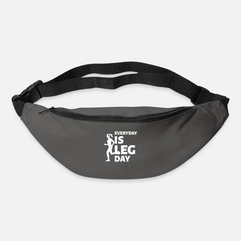 Course de marathon - Sac banane - gris graphite