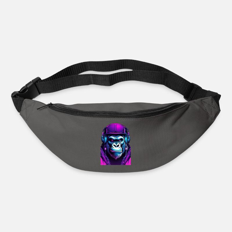 Gorilla DJ Neon - Gürteltasche - Graphite