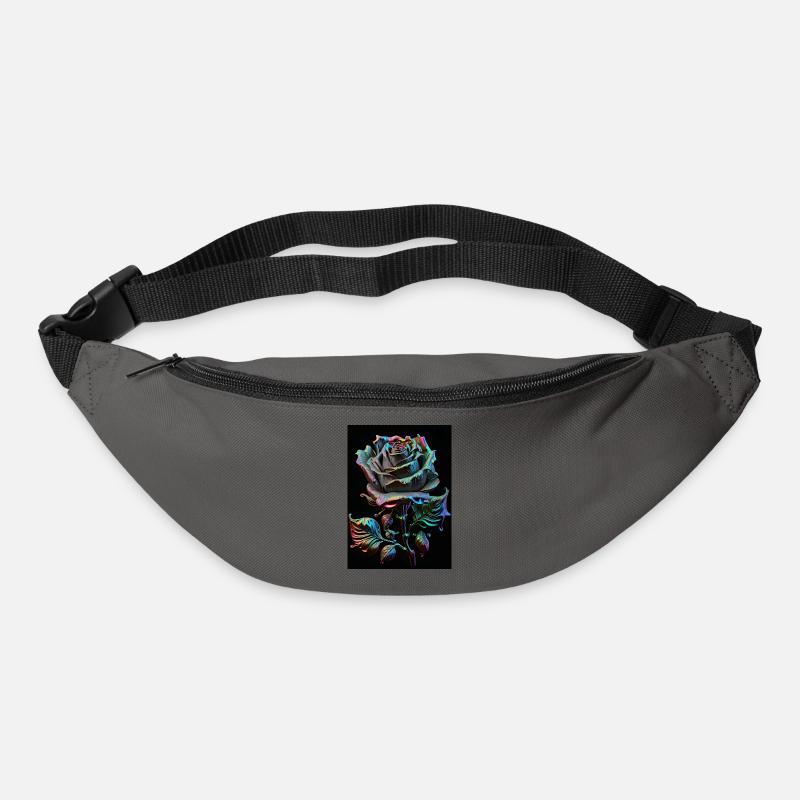 Rainbow Rose Metallic - Bum bag - graphite grey
