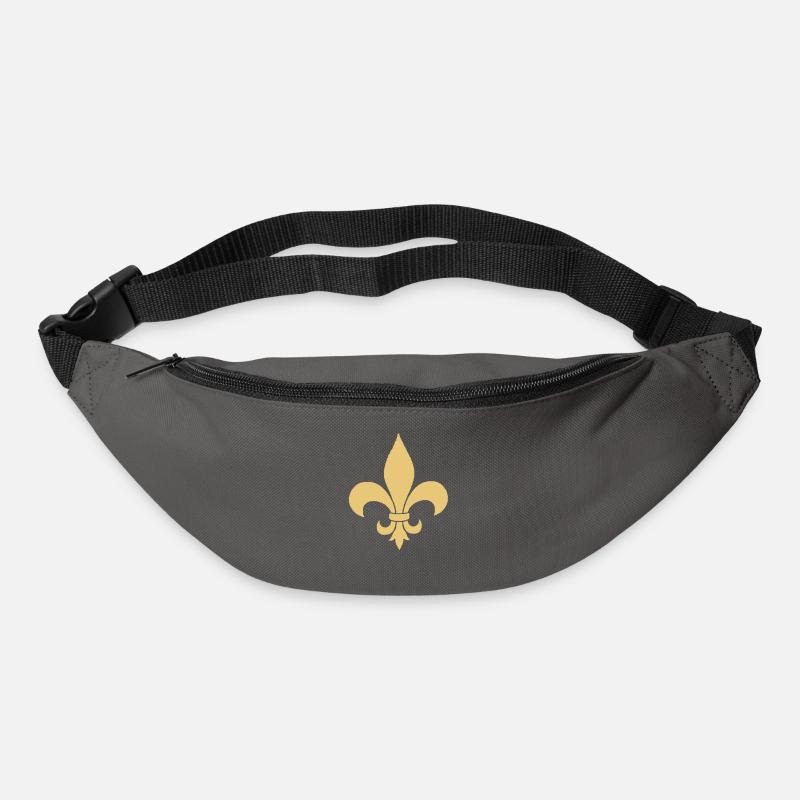 Fleur de lis - Gürteltasche - Graphite