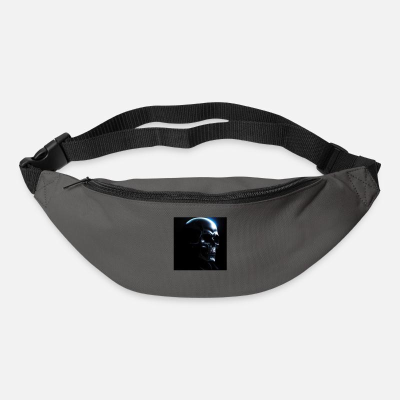 Cyber-Schädel - Gürteltasche - Graphite