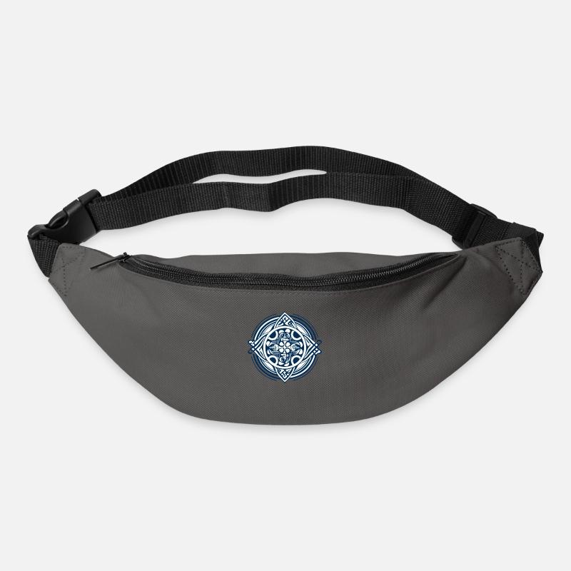 Bretonische Folklore - Gürteltasche - Graphite