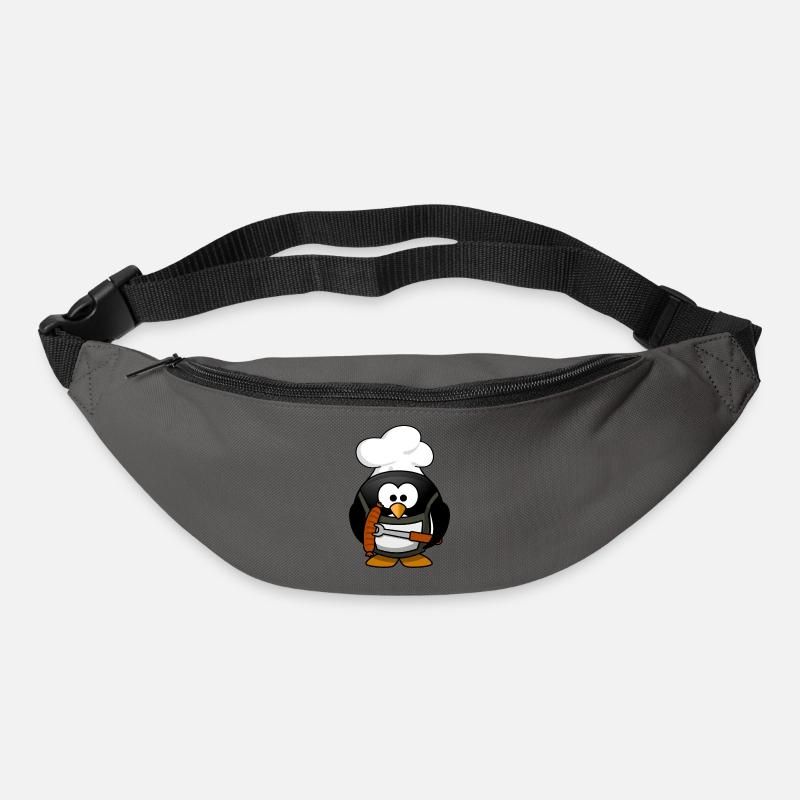 Grillpinguin - Gürteltasche - Graphite