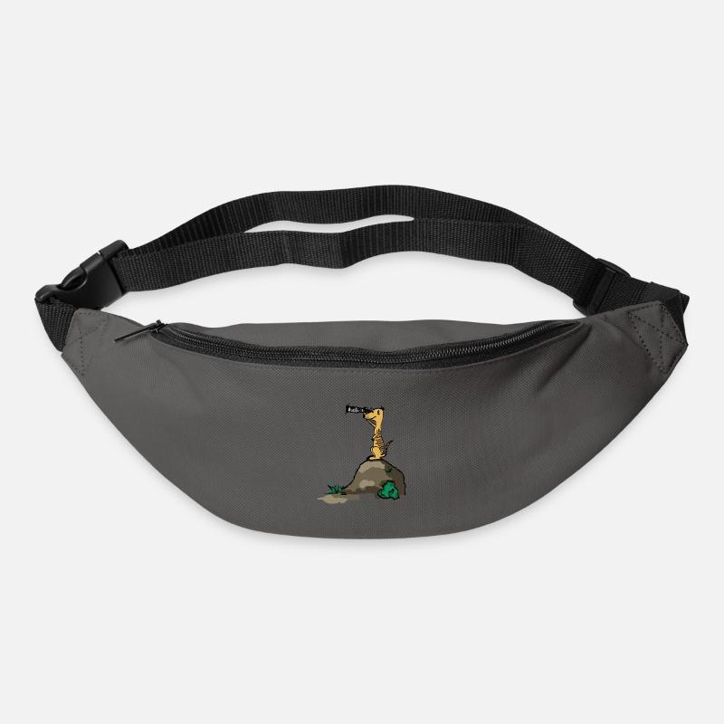 erdmaennchen comic - Gürteltasche - Graphite