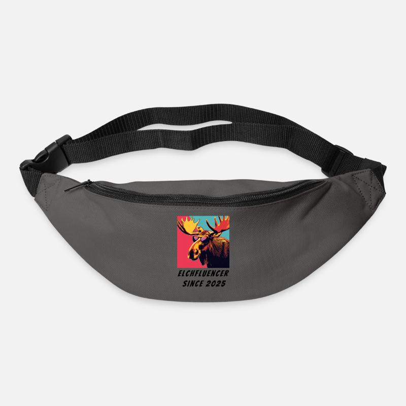 Emil - Elchfluencer since 2025 - Gürteltasche - Graphite