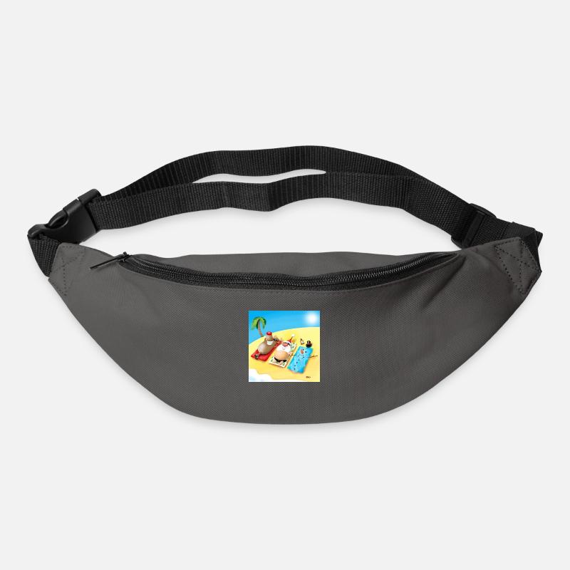 Weihnachts Strand - Gürteltasche - Graphite