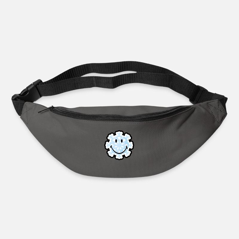 Smiley Snow Flake - Gürteltasche - Graphite