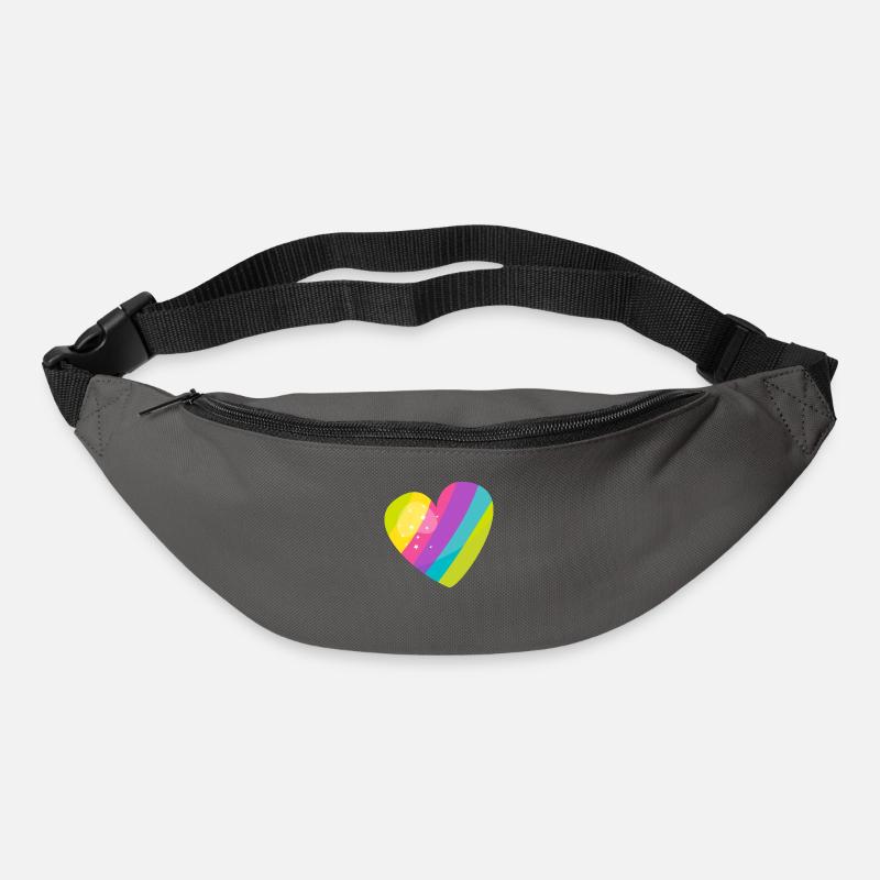 Herz - Gürteltasche - Graphite