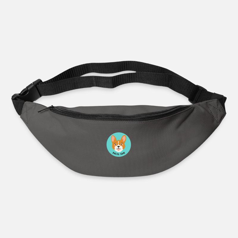 Mon ami - Sac banane - gris graphite