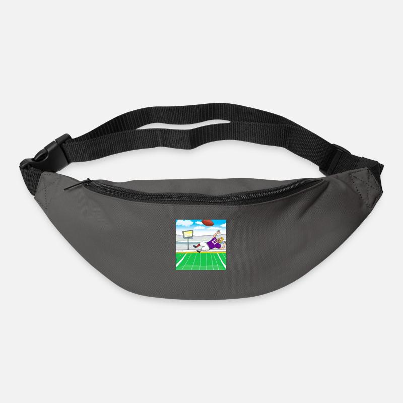 Football Comic - Gürteltasche - Graphite