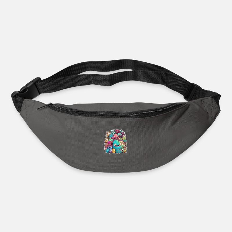 Doodle Style - Sac banane - gris graphite