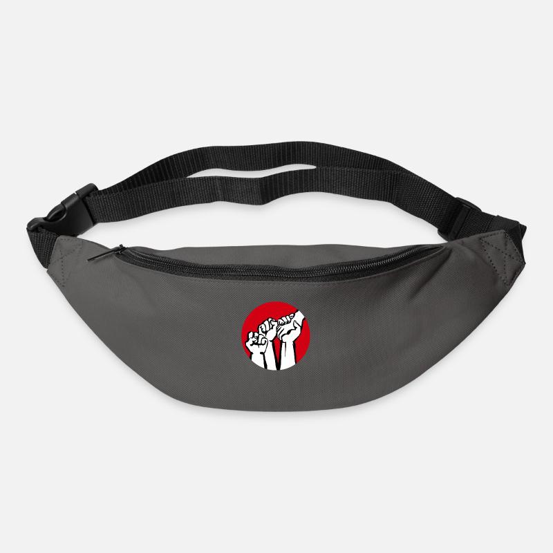 poings1a - Sac banane - gris graphite