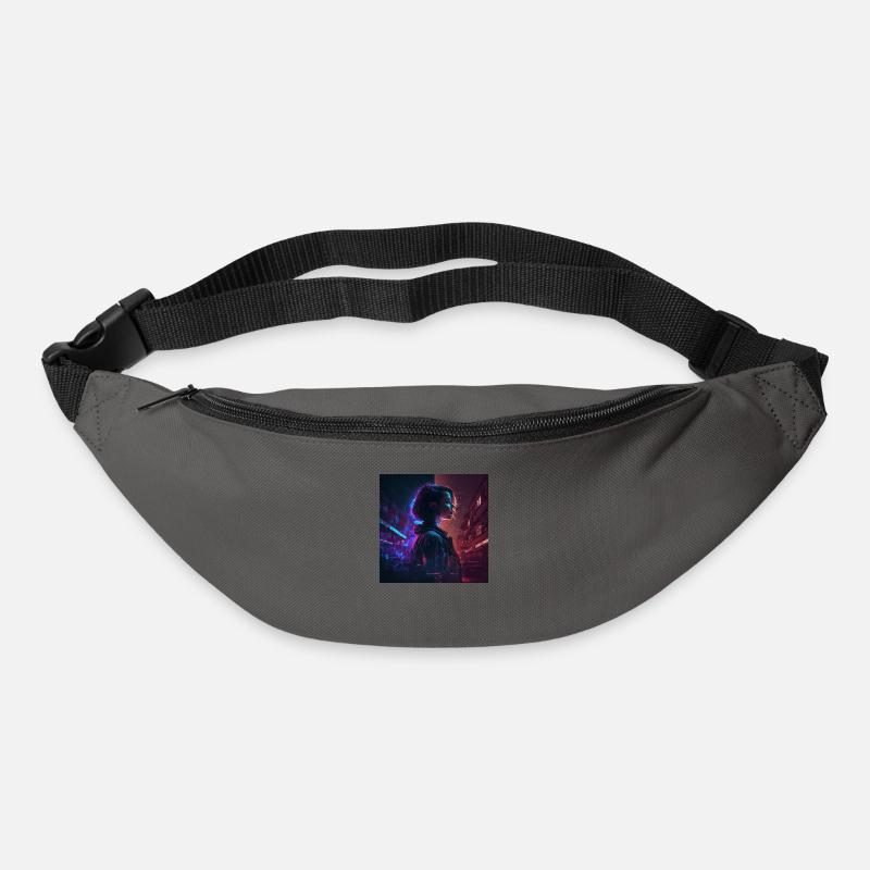 Neon auf der Haut - Gürteltasche - Graphite
