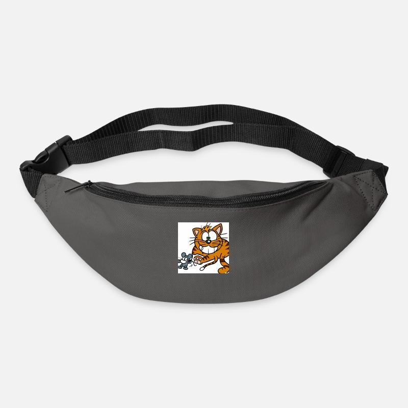 cat and mouse - Bum bag - graphite grey