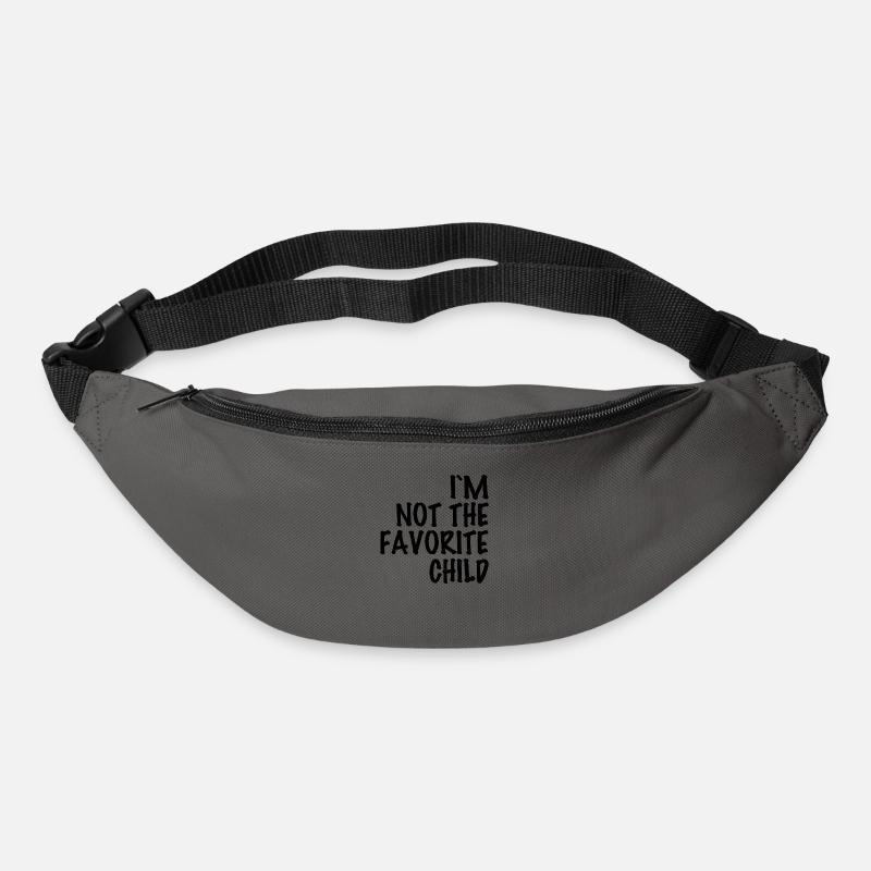 Ich bin nicht das Lieblingskind - Gürteltasche - Graphite
